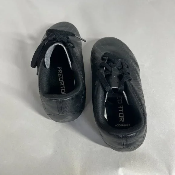 ADIDAS PREDATOR Accuracy.4 Turf Soccer Cleats Shoes Kids Size 12K Black - Picture 3 of 12